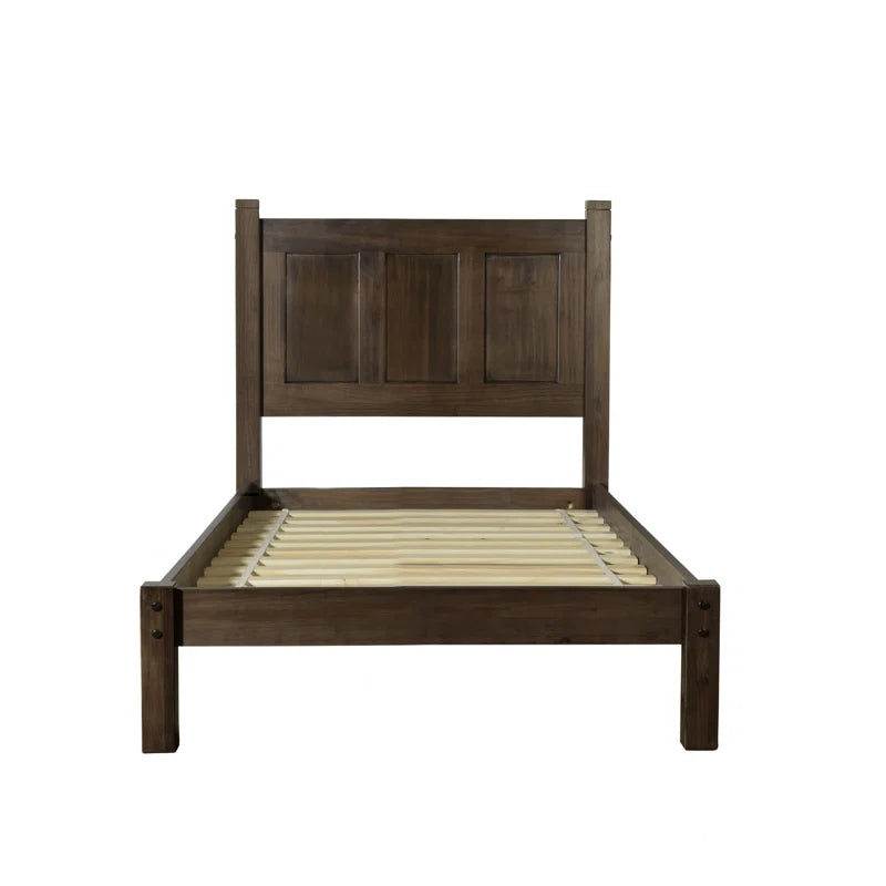 WoodCraft Simplistic Minimal Wooden Bed - Furnishiaa -  -